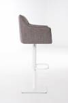 Tabouret de bar Damaso Gris - Blanc