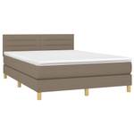 Boxspringbett 3017288-15 Taupe - Tiefe: 193 cm