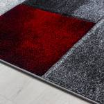 Tapis salon CARARELLI 80x150 rouge Rouge - 80 x 150 cm