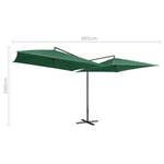 Parasol double 3001709 Vert