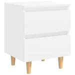 Table de chevet 3008737-2 (lot de 2) Blanc