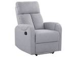 Fauteuil de relaxation SOMERO Noir - Gris - Textile - 76 x 106 x 96 cm