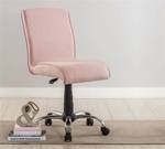 Bürostuhl Soft Pink - Naturfaser - 56 x 96 x 60 cm