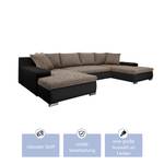 Ecksofa Boca U Form Braun - Breite: 350 cm