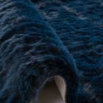 Fellteppich Aspen Rund Meliert Nachtblau - 120 x 120 cm