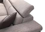 Sofa H92 Braun - Schlaffunktion davorstehend links