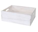 Holzbox C20 (6er-Set) Weiß - Holzart/Dekor - Holz teilmassiv - 40 x 60 x 24 cm