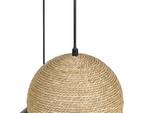 Lampe suspension ENDRICK Noir - Bleu - Marron - Blanc - Fibres naturelles - 55 x 120 x 55 cm