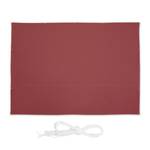Voile d'ombrage rectangulaire brun rouge 450 x 550 cm