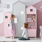 Kindermöbel-Set MIRUM (4er-Set) Grau - Hellgrau - Pink - Rosé - Weiß