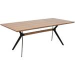 Table Georgetown Marron - Bois massif - 200 x 77 x 90 cm