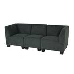 Modular 3-Sitzer Sofa Couch Moncalieri Anthrazit