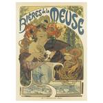 Leinwandbild Bières de la Meuse Multicolor