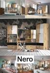 Jugendzimmer-Set NERO 2-teilig Schwarz