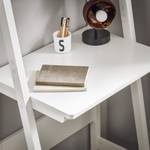 Table Bureau Etagère Echelle FRG60-W Blanc - Bois manufacturé - 64 x 180 x 39 cm