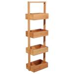 ETAGERE 4 CASES EN BAMBOU Beige - Bambou - 7 x 103 x 12 cm