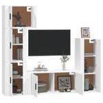 TV-Schrank 5er Set D640 Weiß