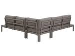 Lounge Set FERENTINO 4-tlg Grau - Metall - 232 x 77 x 65 cm