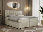 Boxspringbett SUSAN Breite: 200 cm - H3 - Textil