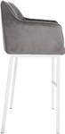 Tabouret de bar Damaso Lot de 2 Blanc