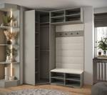 Garderobe Inova 3 Z21 Gold - Grau - Gold