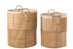 2er Rattan Set W盲schek枚rbe -