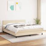 Boxspringbett 3017287-4 Creme - Breite: 180 cm