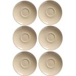 Espressountertassen Doppio 6er Set Beige - Gelb