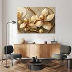 KUNSTDRUCK Golden Petal Symphony 7 100 x 70 cm