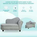 Kinder-Sofa 310-061LG Glas Grau