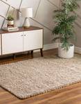 Solid Shag Rug I Braun - Kunststoff - Textil - 61 x 1 x 91 cm