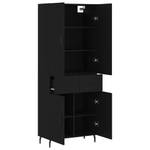 Highboard DE1449 Schwarz - Holzwerkstoff - 34 x 180 x 70 cm