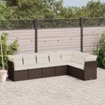 Gartensitzgruppe K5544(7-tlg) Braun - Massivholz - 69 x 62 x 55 cm