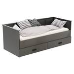 Lit enfant HELIOS KSB003 Gris foncé - Gris