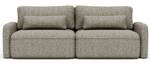 Schlafsofa TARNER Braun - Textil - 232 x 90 x 110 cm