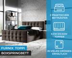 Boxspringbett TOPPI Braun