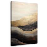 KUNSTDRUCK Golden Waves on Monochrome 4 40 x 60 cm