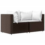 Salon de jardin 3029629-5 (lot de 3) Marron