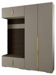 Garderobe Inova 1 Z18 Braun - Gold - Grau