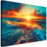 KUNSTDRUCK Radiant Ocean Sunset 1 60 x 40 cm