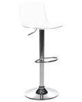 Tabouret rotatif IMOLA Argenté - Textile - 38 x 82 x 43 cm