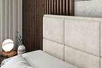 Boxspringbett GALMA Beige - Breite: 160 cm - H4