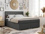 Boxspringbett ALLY Breite: 200 cm - H3 - Textil