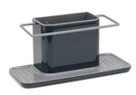 Veranstalter Caddy Grau - Naturfaser - Kunststoff - 13 x 15 x 31 cm