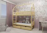 Lit cabane GAJA HB005 Beige