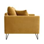 Fauteuil design Villabon Jaune moutarde