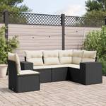 Gartensitzgruppe K599(5-tlg) Schwarz - Massivholz - 69 x 62 x 62 cm