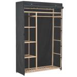 Armoire 297466 Gris - Textile - Bois/Imitation - 40 x 40 x 110 cm