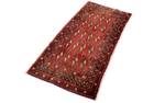 Turkaman - 130x60cm Rot - Naturfaser - 60 x 1 x 130 cm