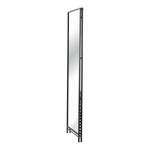 Standspiegel Ruffano Schwarz - Metall - 44 x 160 x 60 cm